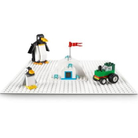 LEGO 11010 Classic Witte bouwplaat 10" x 10" / 25 cm x 25 cm voor de Wintersets Bouwplaat